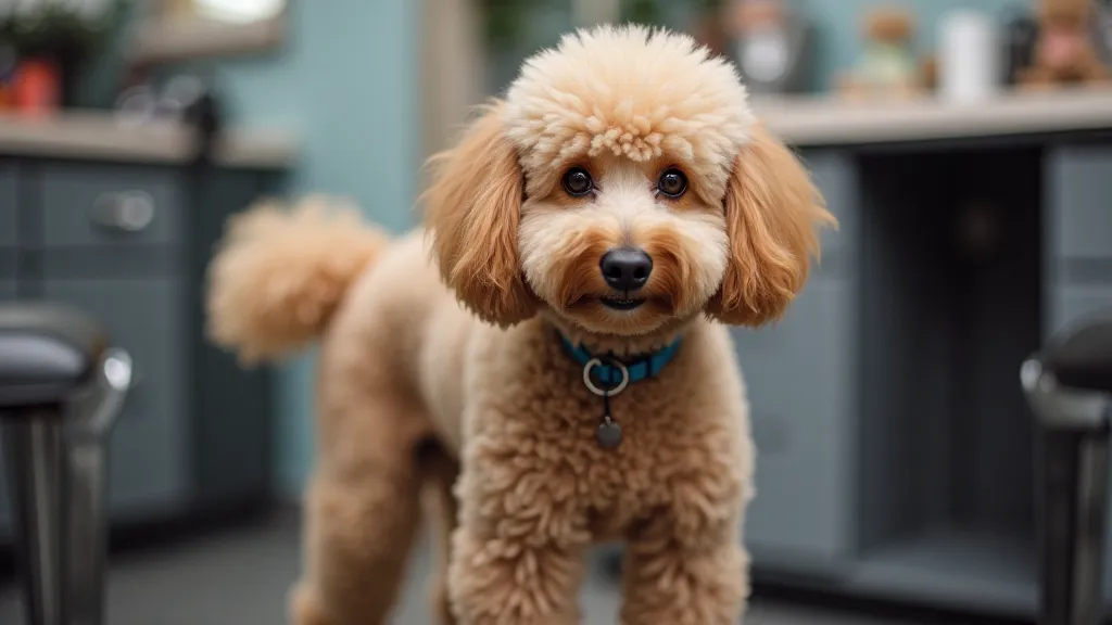 Poodle with a Continental clip